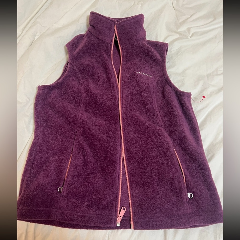 Columbia women’s vest - purple fleece